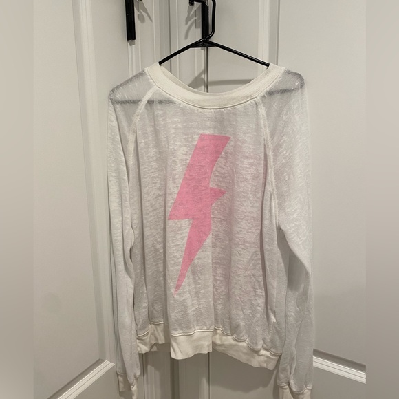 Tops | Ac Dc Lightening Bolt Crewneck | Poshmark